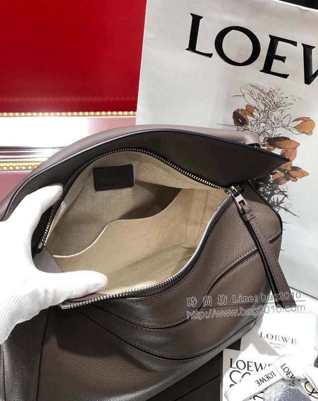 LOEWE經典爆款包包 羅意威中號Puzzle幾何拼接手提斜挎包 10171  tcl1147
